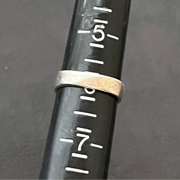 🔴SOLD🔴 Vintage sterling silver ring with eight interchangeable cats eye ring - Picture 6 of 16